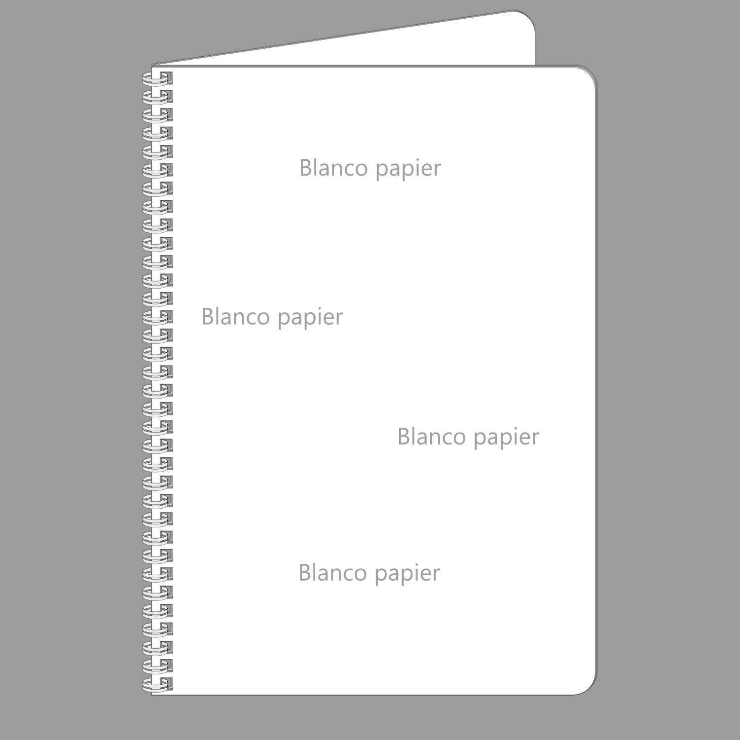 Spiraalblok Space A4 – Blanco - Afbeelding 2