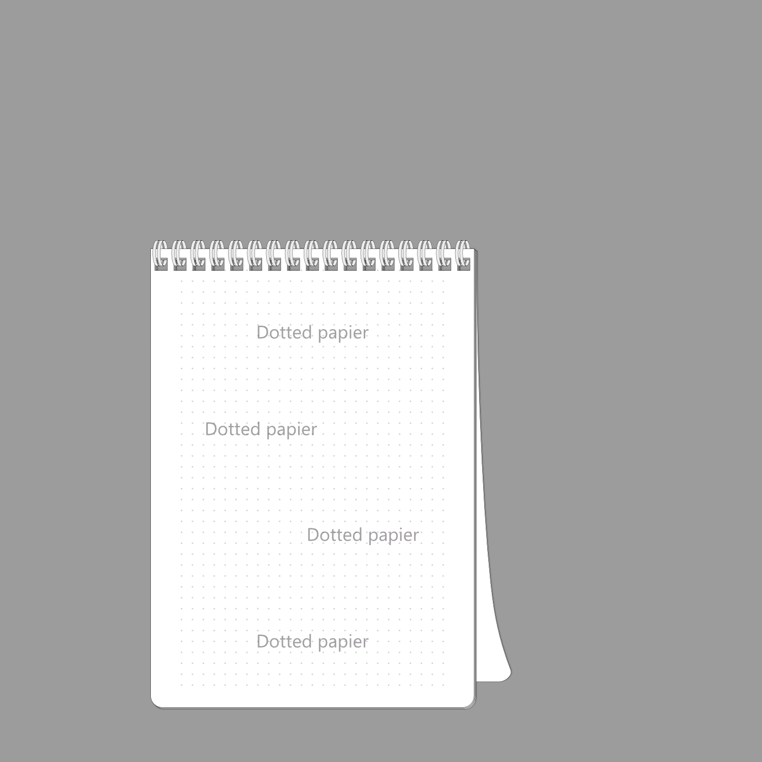 Spiraalblok Space A5 Kopgebonden – Bullet journal - Afbeelding 2