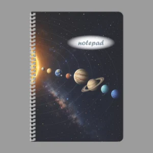 Spiraalblok Space A4 – Gelinieerd